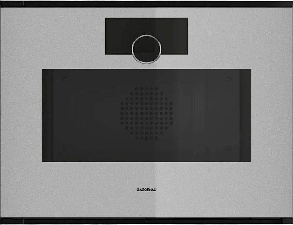 Gaggenau GS271130 — Комбинированный паровой духовой шкаф 60 x 45 см Петли двери слева, отделка Gaggenau Sterling